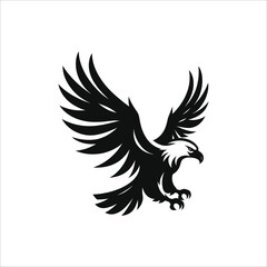 Eagle logo design vector template.Eagle symbol icon vector illustration.