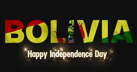 Celebrating Bolivia's independence, August 6th