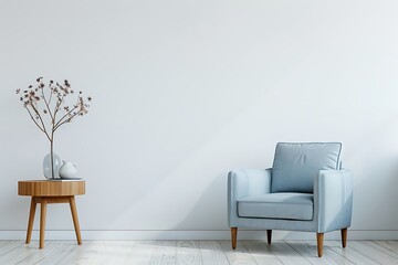 white chair in a room