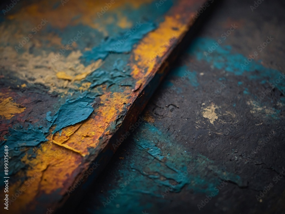 Poster painted canvas texture fragment