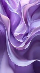 Fototapeta premium A tight shot of a purple-white backdrop, featuring undulating waves at image edges