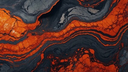 Panoramic marble texture in lush lava colors, ideal for banners, wallpaper, and packaging