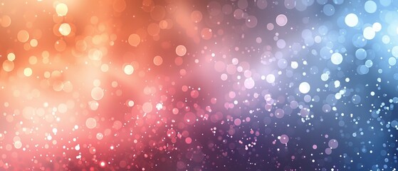 Fototapeta premium A crisp image featuring a blue, red, and yellow backdrop with scatterings of small white dots along the left edge