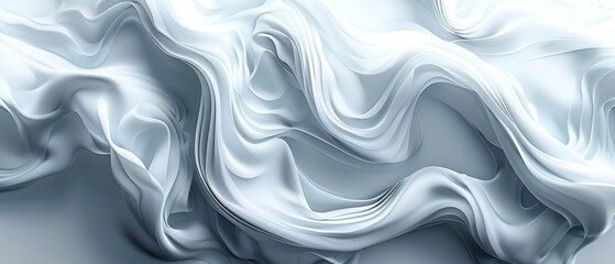 Fototapeta premium A white background fills the top half, while the bottom half features a wavy design