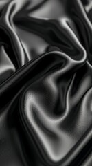 Fototapeta premium A monochrome image of a textured leather upholstery resembling bound book pages