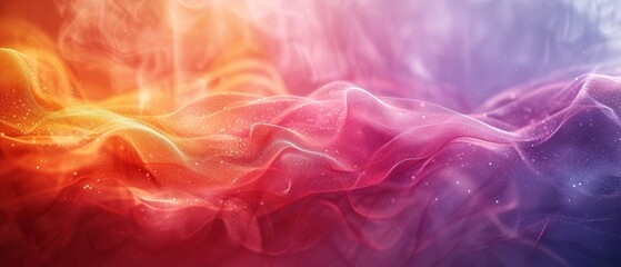 Fototapeta premium A detailed shot of a vibrant backdrop with copious smoke rising from both its top and bottom