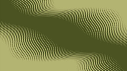 Green army abstract background with curve line for backdrop or presentation