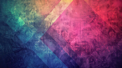 Grunge Prismatic Abstract Background with Gritty Touch AI Generative