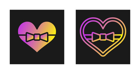 Heart shaped chocolates Vector Icon