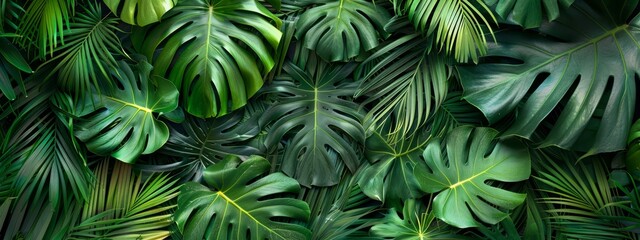  A tight shot of a wall adorned with a cluster of green leaves, featuring a central green plant