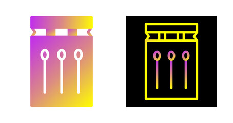 Waterproof matches Vector Icon