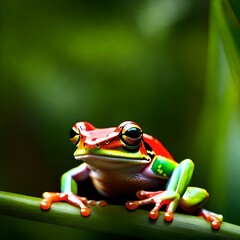 red eyed tree frog