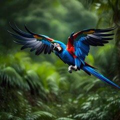 blue and yellow macaw
