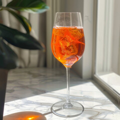 Aperol Spritz on the counter