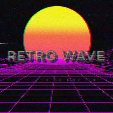 Retro Wave Title