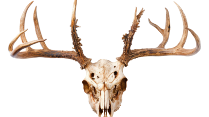 Deer skull transparent background