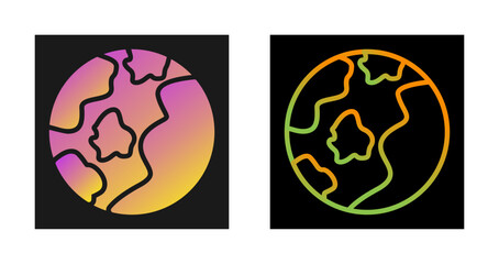 Earth Vector Icon