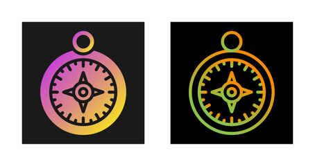 Fototapeta premium Compass Vector Icon
