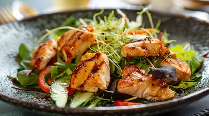 Whisk Together Health and Flavor with a Quinoa, Vegetable, and Chicken Salad – A Nutritious Delight for Every Palate