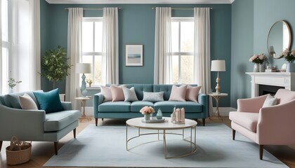 Photo interior modern design room 3d illustration