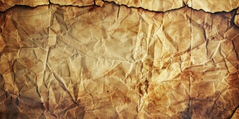 Fototapeta premium A photo of a dirty wall with cardboard or stone-like stains, showcasing its vintage texture