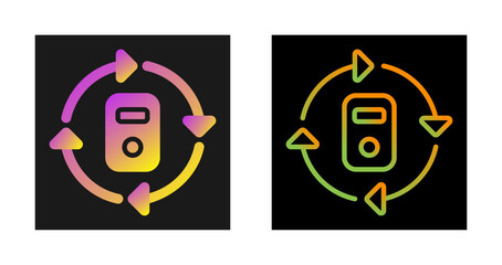 Data Center Cooling Vector Icon
