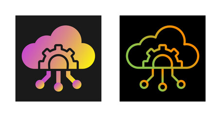 Cloud Governance Vector Icon