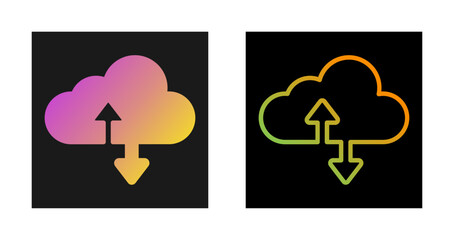 Fototapeta premium Cloud Consulting Vector Icon