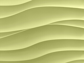 Abstract relief volume waves background. Toned mint color. Banner, web design, backdrop or...