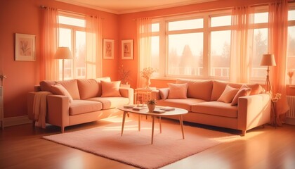 Photo interior modern design room 3d illustration