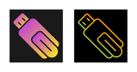USB Flash Drive Vector Icon