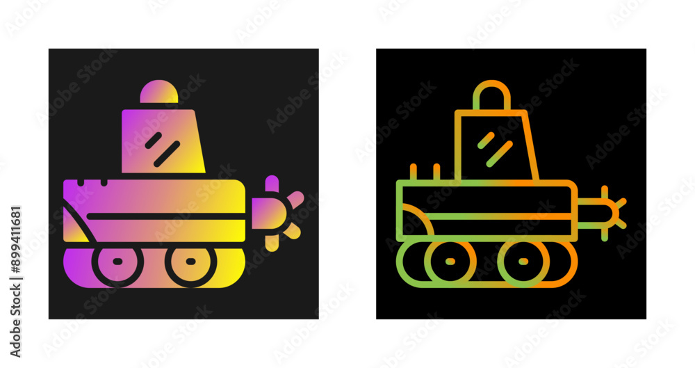 Poster trencher vector icon