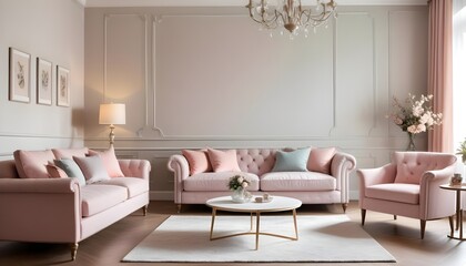 Photo interior modern design room 3d illustration