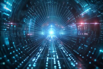 Abstract Digital Tunnel.
