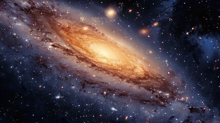 Fototapeta premium amazing milky way galaxy