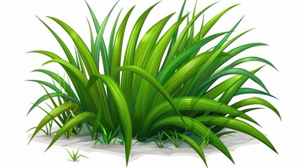 Obraz premium Experience the beauty of nature with this detailed handdrawn grass illustration, perfect for your creative projects.
