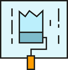 Painting Roller Icon
