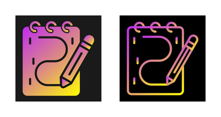 Sketching Vector Icon