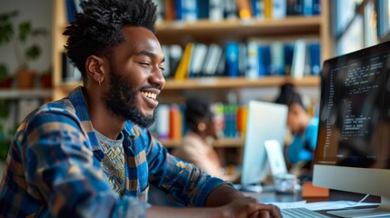 Fototapeta premium Online learning, secure document sharing, encrypted messaging, privacy-focused education