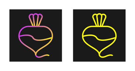Turnip Vector Icon