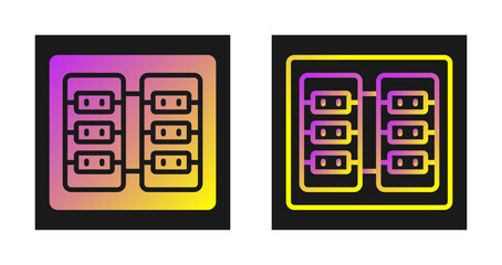 Server Room Vector Icon