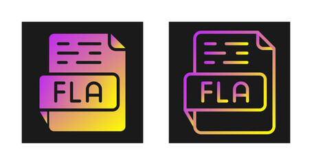 FLA Vector Icon