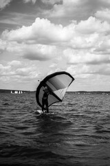 Sportsman wing foil and practice wingfoiling.