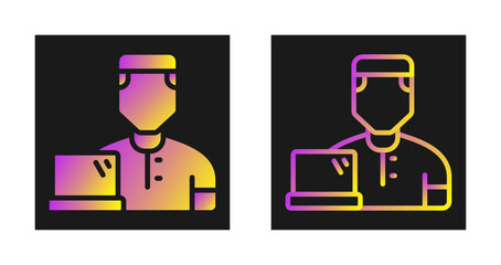 User Working Vector Icon