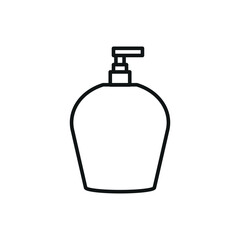 Liquid soap icon features clean lines and elegance, enhancing any digital concept.
