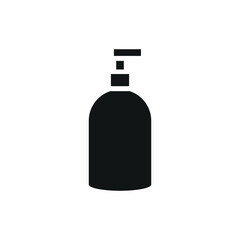 Liquid soap icon features clean lines and elegance, enhancing any digital concept.
