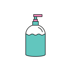 Liquid soap bathroom icon vector design templates simple and modern