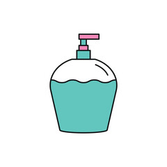 Liquid soap bathroom icon vector design templates simple and modern