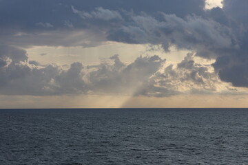 Fototapeta premium sunset over the sea