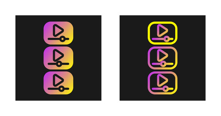 Videos Vector Icon